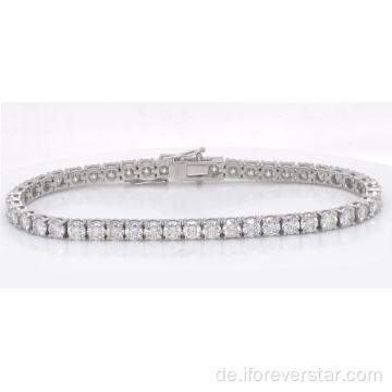 Moissanite Tennis Armband 925 Silber